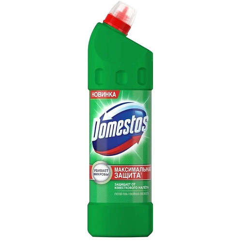 Domestos Гель универсальный Двойная сила Хвойная свежесть, 1 л.
