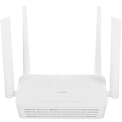 Беспроводной маршрутизатор Cudy WR3000S, Wi-Fi 802.11ax 2976Мбит/с, 2.4+5ГГц, 4xLAN, 1xWAN