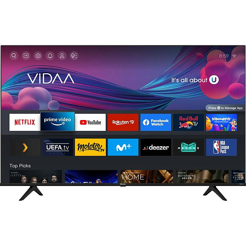 Телевизор 65" Hisense 65A6BG (4K Ultra HD 3840x2160, Smart TV) черный