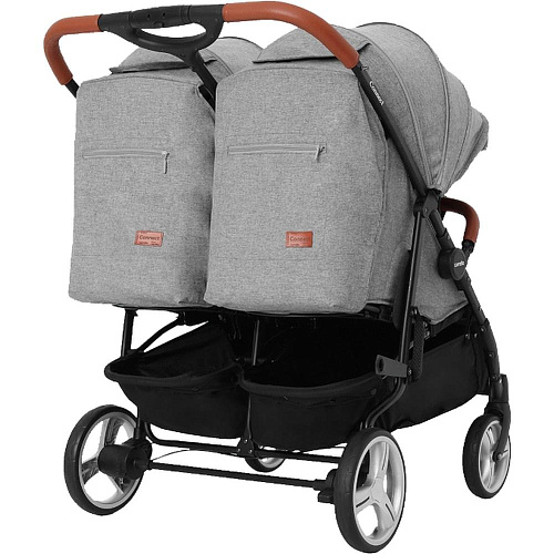 Коляска для двойни 2 в 1 Carrello CRL-5502/1 Connect Rock Gray УЦЕНКА