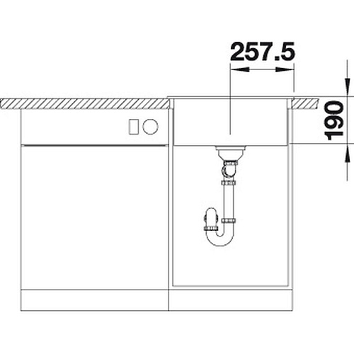 Кухонная мойка Blanco DALAGO 5 белый 518524