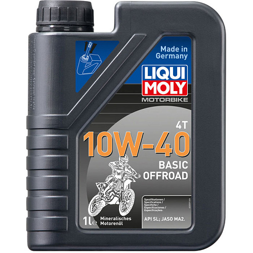 Масло моторное Motorbike 4T 10W-40 Basic Offroad Liqui Moly 3059 1л