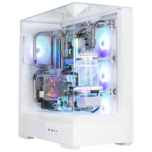 Корпус ATX Miditower Zalman P40 Prism Plus White