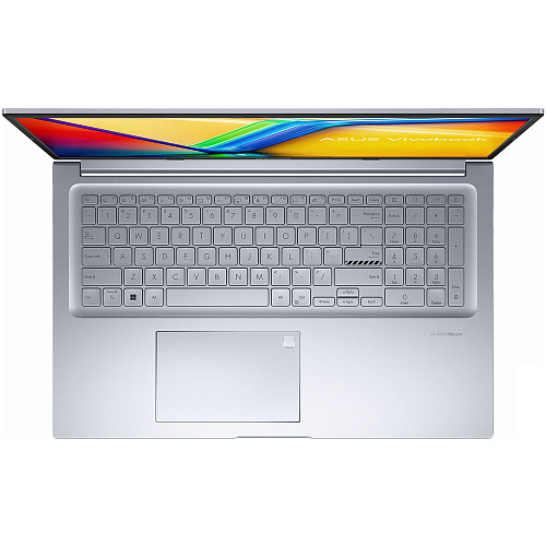 Ноутбук ASUS VivoBook 17X M3704YA-AU071 AMD Ryzen 5 7530U/16Gb/512Gb SSD/17.3" FullHD/DOS Transparent Silver