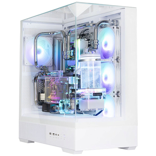 Корпус ATX Miditower Zalman P40 Prism Plus White УЦЕНКА