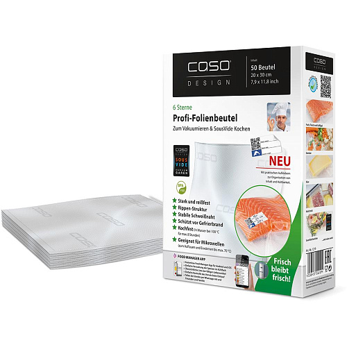 Пакеты для вакуумного упаковщика Caso VC 20*30