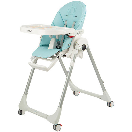 Стульчик для кормления Peg-Perego Prima Pappa Follow Me (Bear Azur)