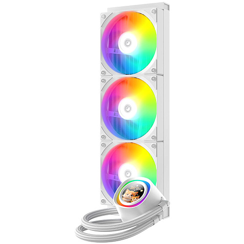 Система водяного охлаждения ID-Cooling FX360 LCD White ARGB 1150/1155/S1156/1151/1200/1700/1851, AM4/AM5