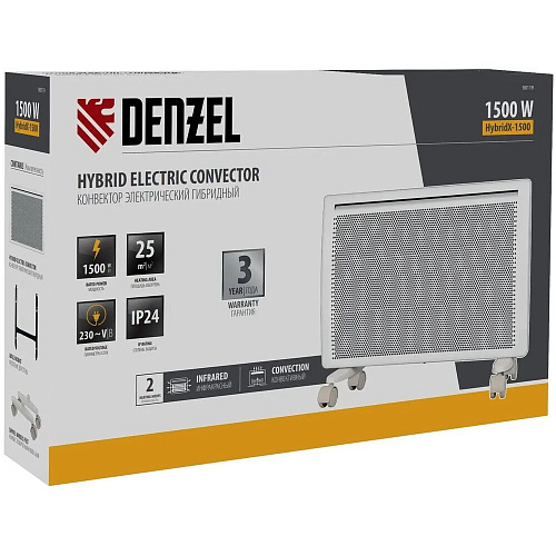 Конвектор Denzel HybridX-1500 98119 УЦЕНКА