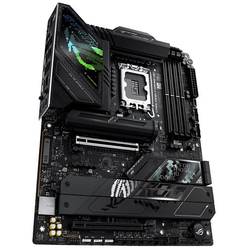 Материнская плата ASUS ROG Strix Z890-F Gaming WiFi Z890 Soc-1851 4xDDR5, 4xSATA3, RAID, 5хM.2, 2xPCI-E16x, 10xUSB3.2, 2xUSB3.2 Type C, DP, HDMI, WiFi, 2.5Glan, ATX