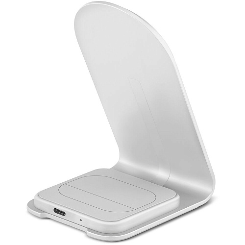 Беспроводная зарядная панель 2 в 1 Для IPhone, Airpods uBear Stellar Dual 20W Silver