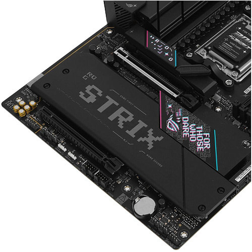 Материнская плата ASUS ROG Strix B850-E Gaming WiFI B850 Socket AM5 4xDDR5, 4xSATA3, RAID, 5xM.2, 2xPCI-E16x, 6xUSB3.2, 2xUSB3.2 Type C, DP, HDMI, WiFi, 5Glan, ATX