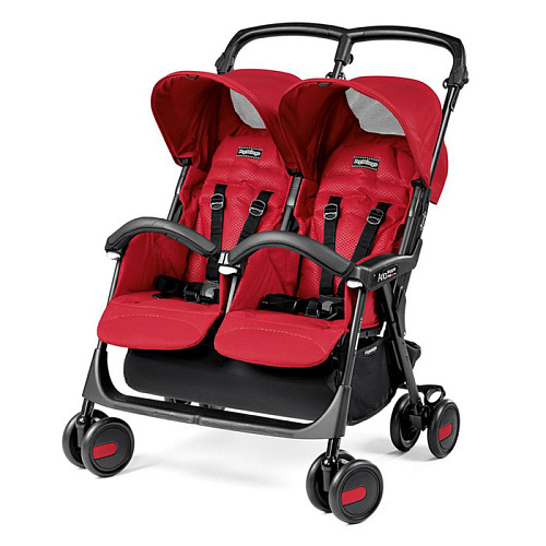 Коляска для двойни Peg-Perego Aria Shopper Twin Classico Mod Red