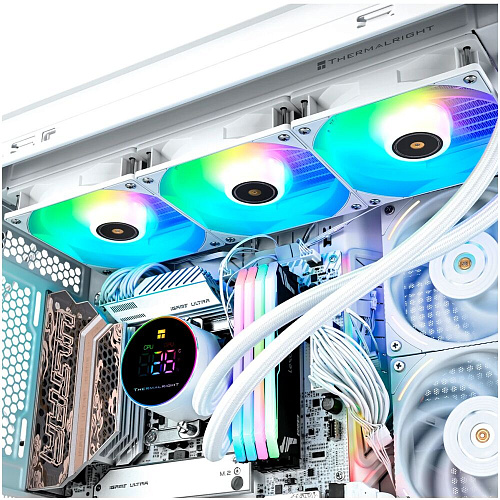 Система водяного охлаждения Thermalright Frozen Magic 360 Digital Argb White S115X/1200/1700/1851/1954, S2011-3, AM4/AM5