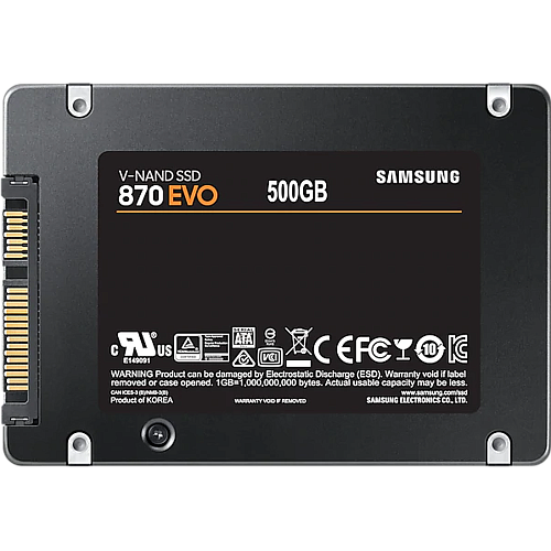 Внутренний SSD-накопитель 500Gb Samsung 870 Evo (MZ-77E500BW) SATA3 2.5" УЦЕНКА