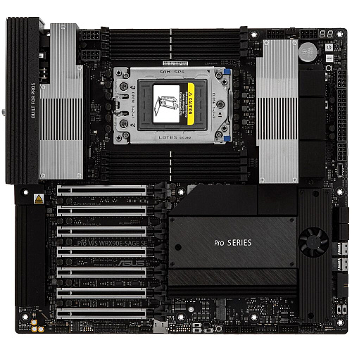 Материнская плата ASUS Pro WS WRX90E-Sage SE WRX90 EATX 8xDDR5 7xPCIEx16 4xM.2 2xUSB-C 10GLAN