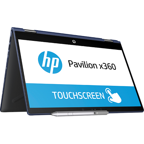 Ноутбук HP Pavilion x360 14-cd0019ur 4MX59EA Core i5 8250U/4Gb/256Gb SSD/NV MX130 2Gb/14.0" FullHD Touch/Win10 Blue