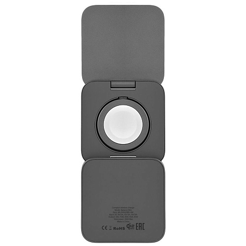 Беспроводная зарядная панель 3 в 1 Для IPhone, Apple Watch, Airpods uBear Balance Slim Qi2.2 35W Grey