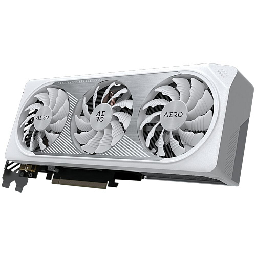 Видеокарта Gigabyte GeForce RTX 4060 Ti 16384Mb, Aero OC 16 Gb (GV-N406TAERO OC-16GD) 2xHDMI, 2xDP, Ret