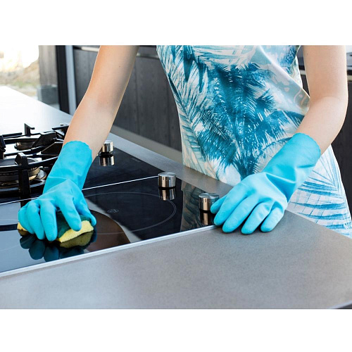 Перчатки Vileda Comfort & Care с кремом для чувствительной кожи, размер M