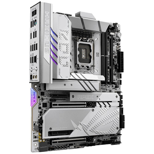 Материнская плата ASUS ROG Maximus Z890 Apex Z890 Soc-1851 2xDDR5, 4xSATA3, RAID, 6хM.2, 4xPCI-E16x, 8xUSB3.2, 3xUSB3.2 Type C, DP, HDMI, WiFi, 5Glan, ATX