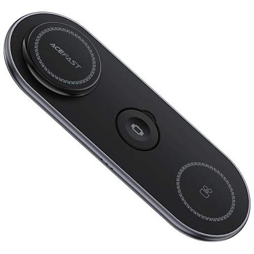Беспроводная зарядная панель 3 в 1 Для IPhone, Apple Watch, Airpods Acefast E19 22.5W Black