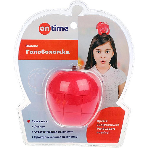 Головоломка 3D пазл On Time Яблоко 45024