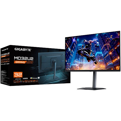 Монитор 32" Gigabyte MO32U2 QD-OLED 3840x2160 0,03ms HDMI, DisplayPort, USB Type-C