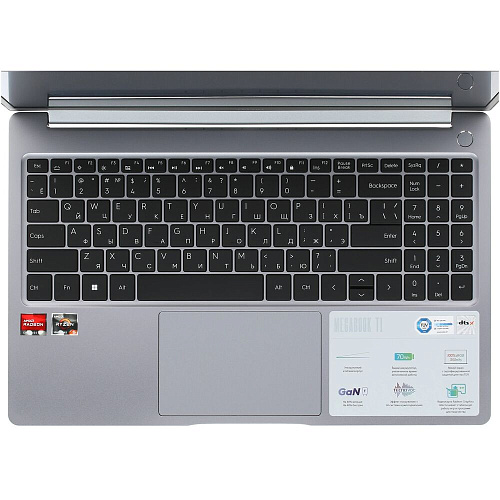 Ноутбук TECNO MegaBook T15DA AMD Ryzen 5 7430U/8Gb/512Gb SSD/15.6" FullHD/Win11 Grey