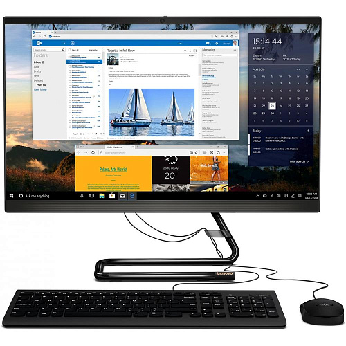 Моноблок Lenovo IdeaCentre A340-24IWL 24'' FullHD Core i3 10110U/16Gb/256Gb SSD/DVD±RW/Win10 Black