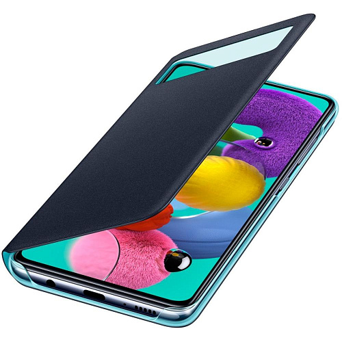 Чехол для Samsung Galaxy A51 SM-A515 S View Wallet Cover черный