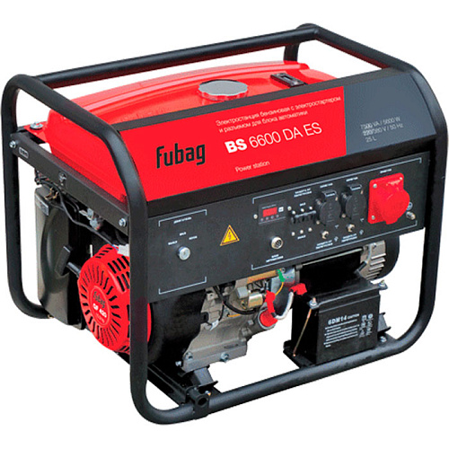 Бензиновый генератор FUBAG BS 6600 DA ES