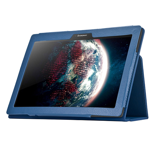 Чехол для Lenovo Tab 2 A10-30 X30, IT BAGGAGE, эко кожа, синий