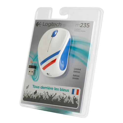 Мышь Logitech M235 Wireless Mouse Flag FRANCE USB 910-004032