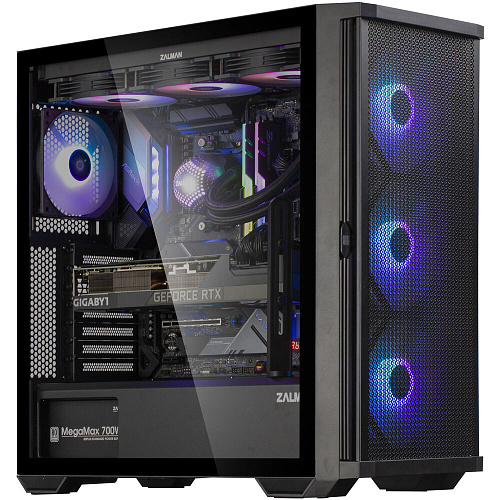 Корпус ATX Miditower Zalman Z10 Plus Black УЦЕНКА