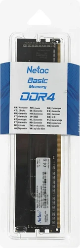 Модуль памяти DIMM 8Gb DDR4 PC25600 3200MHz Netac Basic (NTBSD4P32SP-08)