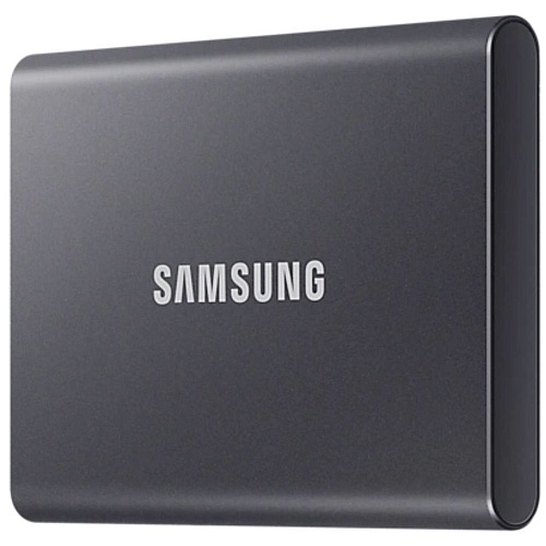 Внешний SSD-накопитель 2Tb Samsung T7 MU-PC2T0T/WW (SSD) USB 3.2 Type C Серый УЦЕНКА