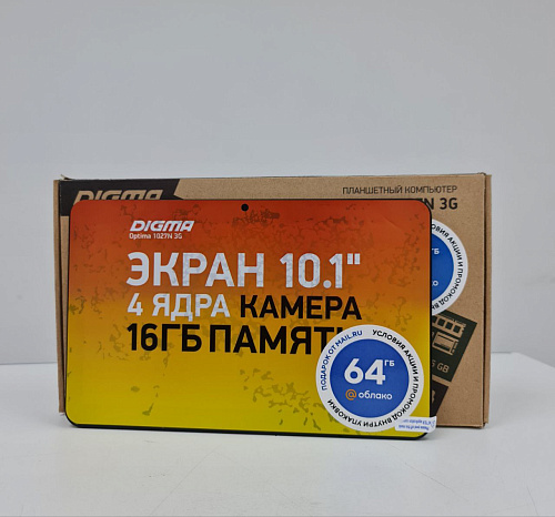 Планшет Digma Optima 1027N 3G черный УЦЕНКА