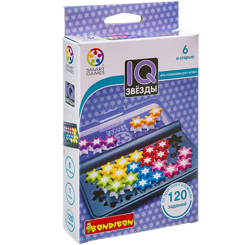 Логическая игра Bondibon IQ-Звёзды ВВ3066