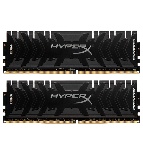 Модуль памяти DIMM 16Gb 2х8Gb DDR4 PC19200 2400MHz Kingston HyperX Predator Black (HX424C12PB3K2/16)