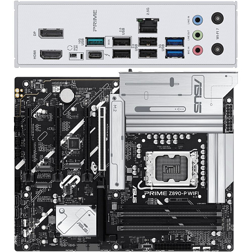 Материнская плата ASUS Prime Z890-P WiFi Z890 Soc-1851 4xDDR5, 4xSATA3, RAID, 4хM.2, 4xPCI-E16x, 3xUSB3.2, 1xUSB3.2 Type C, DP, HDMI, 2.5Glan, ATX