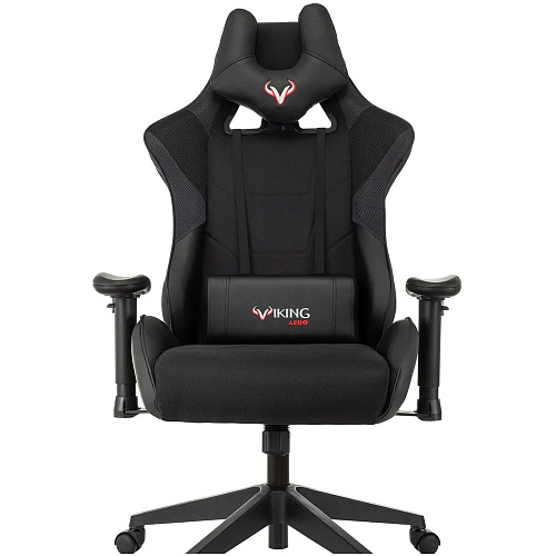 Кресло для геймера Zombie VIKING 4 AERO Edition черный ткань/эко.кожа с подголов. крестов. пластик