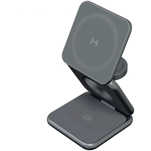 Беспроводная зарядная панель 3 в 1 Для IPhone, Apple Watch, Airpods Magssory Fold WCH023 22W Grey
