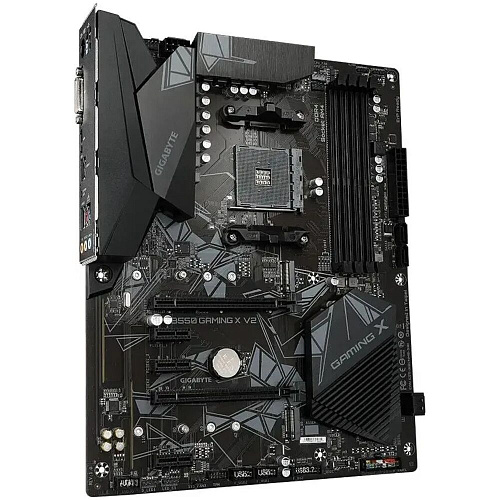 Материнская плата Gigabyte B550 Gaming X V2 B550 Socket AM4 4xDDR4, 4xSATA3, RAID, 2xM.2, 2xPCI-E16x, 4xUSB3.2, DVI-D, HDMI, Glan, ATX УЦЕНКА