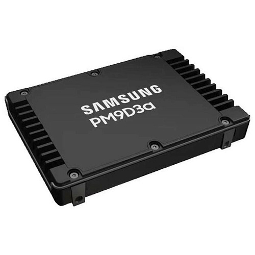 Внутренний SSD-накопитель Samsung SSD PM9D3a, 7680GB, U.3(2.5" 15mm), NVMe, PCIe 5.0 x4, 3D TLC, R/W 12000/6000MB/s, IOPs 2 000 000/300 000, TBW 14016, DWPD 1