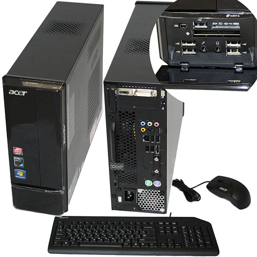 Acer Aspire X3300 Ath x4 630/2Gb/500 Gb/HD5570-1Gb/Win7 HB PT.SBXE1.004
