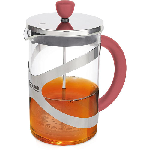 Френч-пресс Rondell Crystal Red RDS-936, 0,8 л.