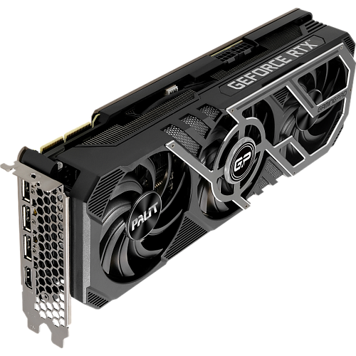Видеокарта Palit GeForce RTX 3090 24576Mb, GamingPro (NED3090019SB-132BA) 1xHDMI, 3xDP, Ret