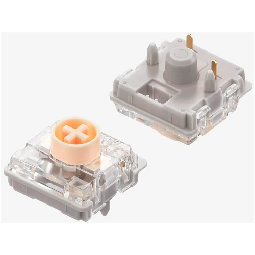 Клавиатура беспроводная Nuphy Kick75 Wireless (Blush Nano Switch) RGB (русская раскладка) Tape Grey