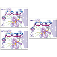 Joonies Прокладки ночные LUXE, 8 шт., 3 упаковки